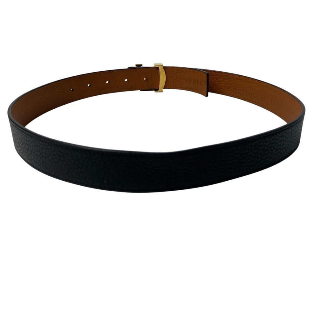 Louis Vuitton Ceinture Belt 75 Black Brown