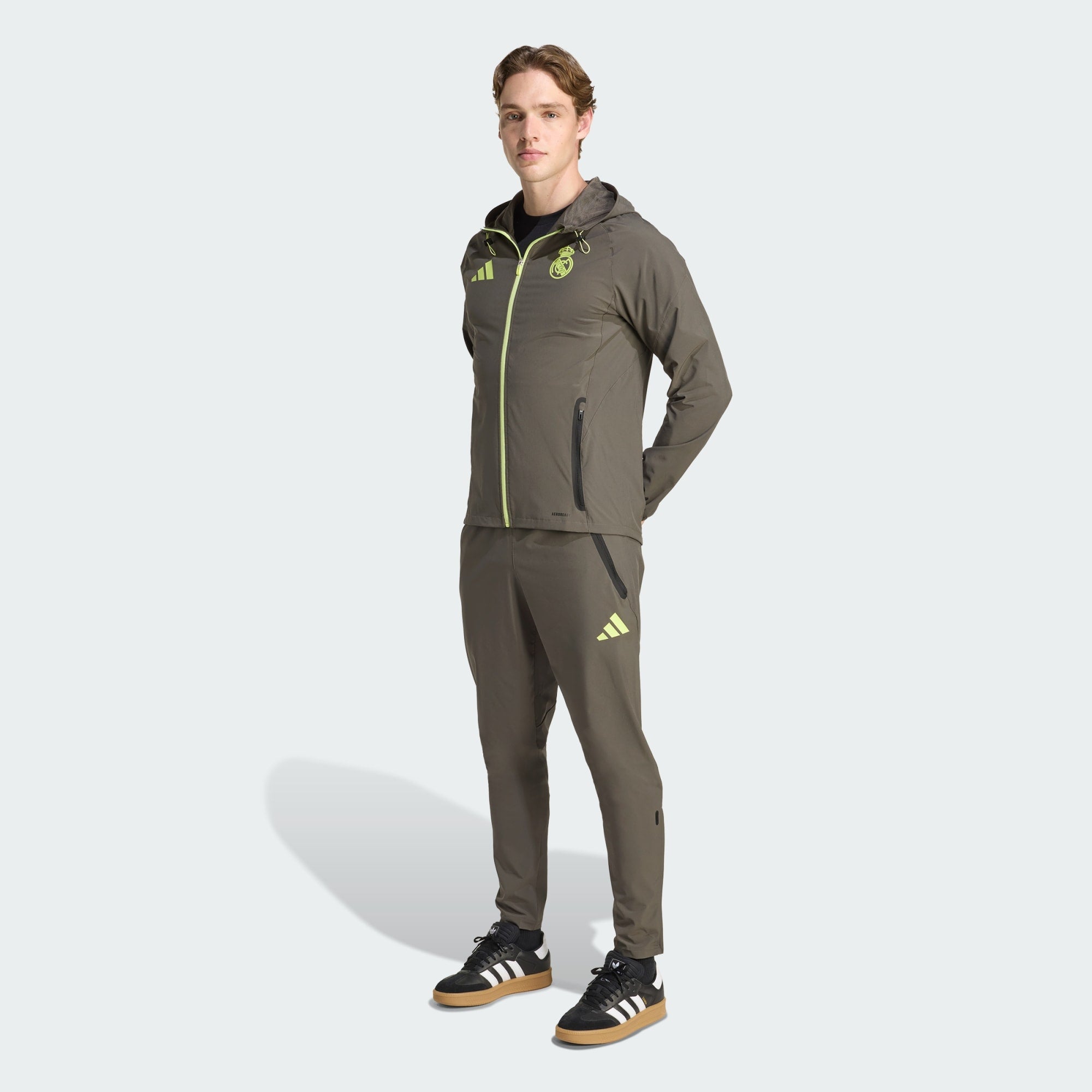 Real Madrid Tiro 25 Competition Vis Tech Travel Jacket