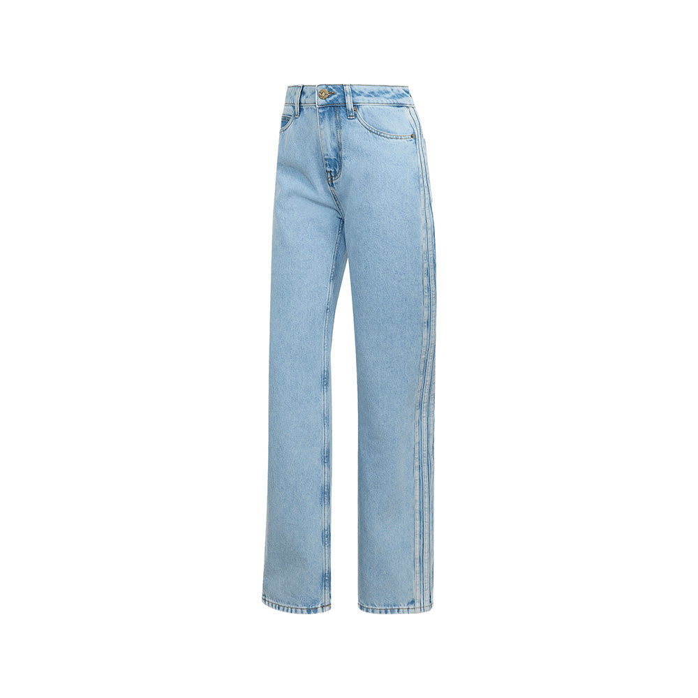 Firebird Mid Rise Straight Denim Pant