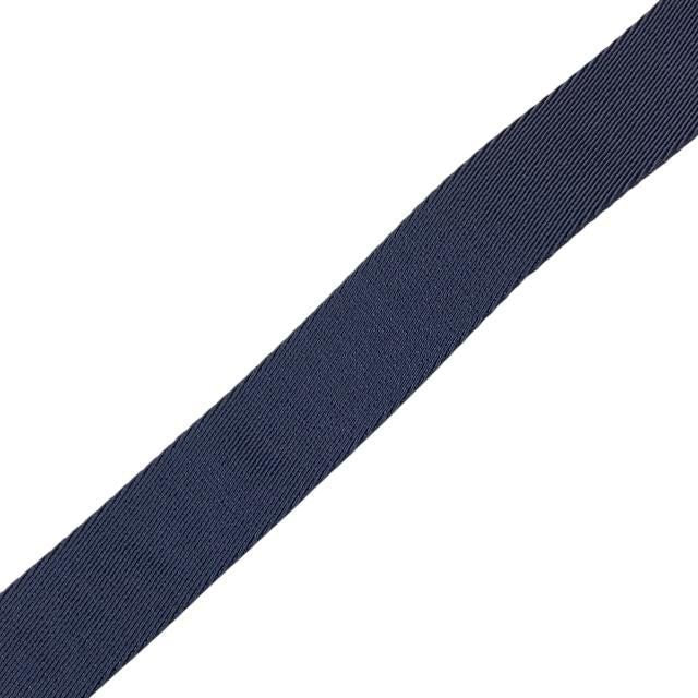 Dior Belt Logo Jacquard Small Item Canvas Leather Navy Silver Hardware
