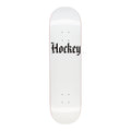 Hockey Skateboard Deck Stone White 9.0" x 33.254"
