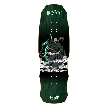 Welcome x Harry Potter Voldemort on Dark Lord Deck - 9.75″ Dark Green Stain