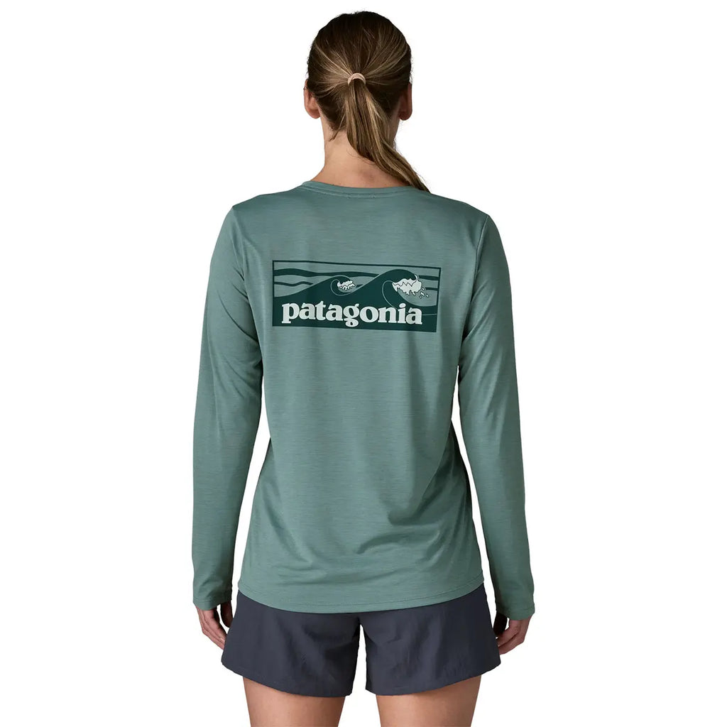 Patagonia W's L/S Capilene Cool Daily Shirt - Boardshort Logo