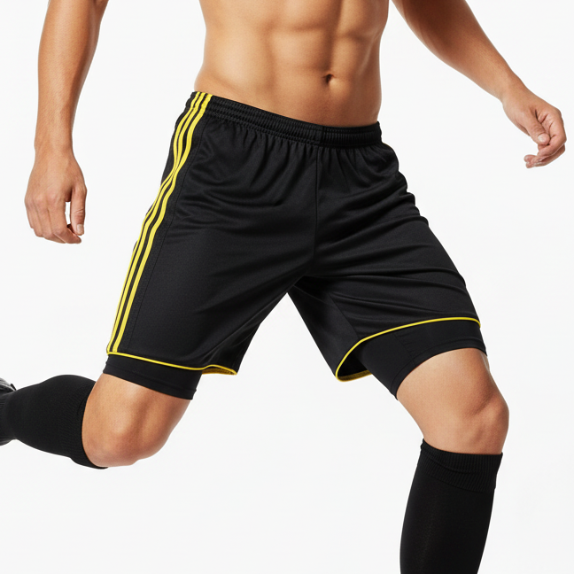 adidas Tastigo 17 Short Black/Yellow - Men's