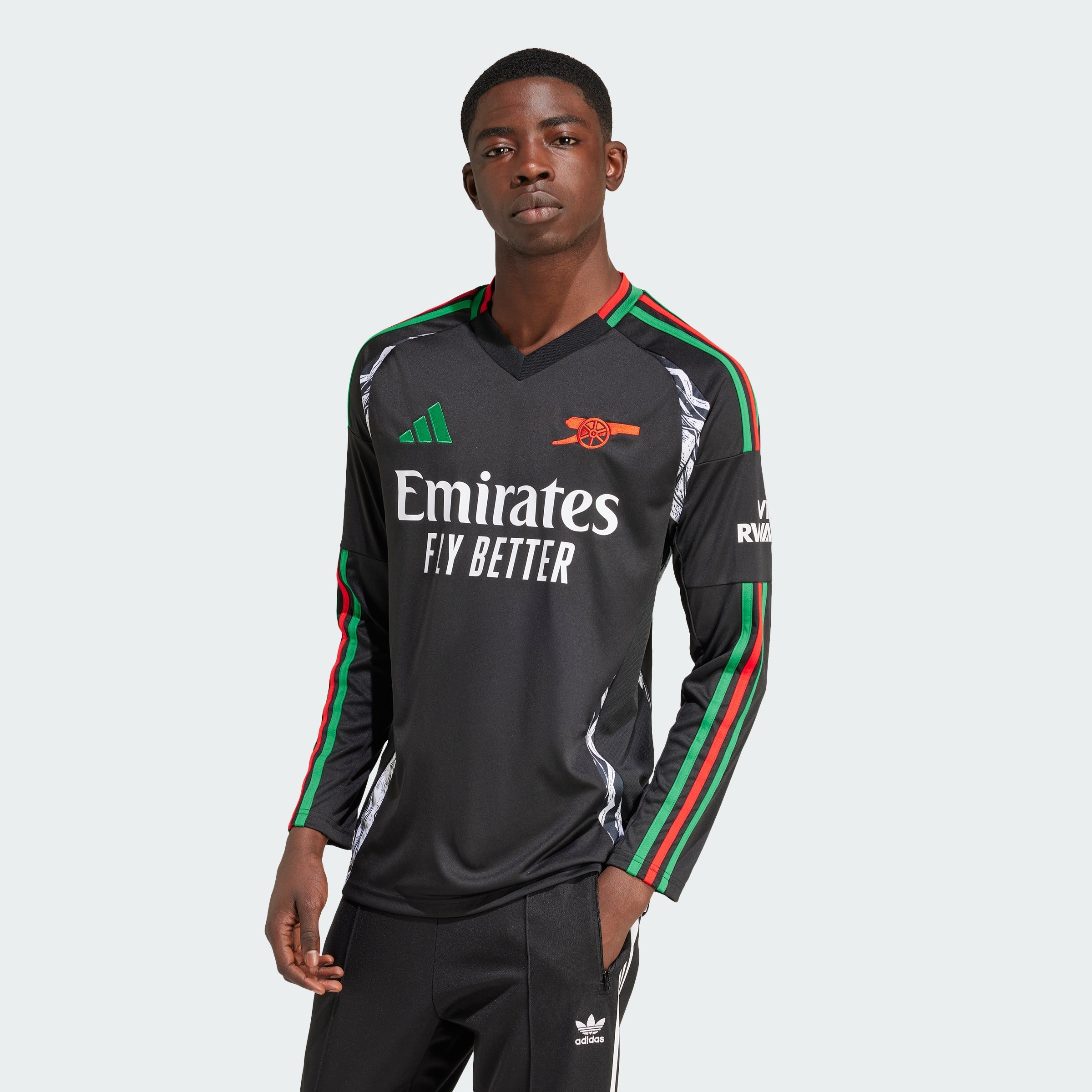 Men's adidas Arsenal 24/25 Long Sleeve Away Jersey