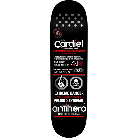 Anti Hero John Cardiel Fueled Up Skateboard Deck 8.62"
