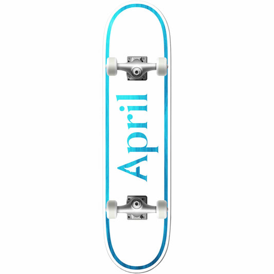 April OG Logo Blue Mini Skateboard Complete 7"