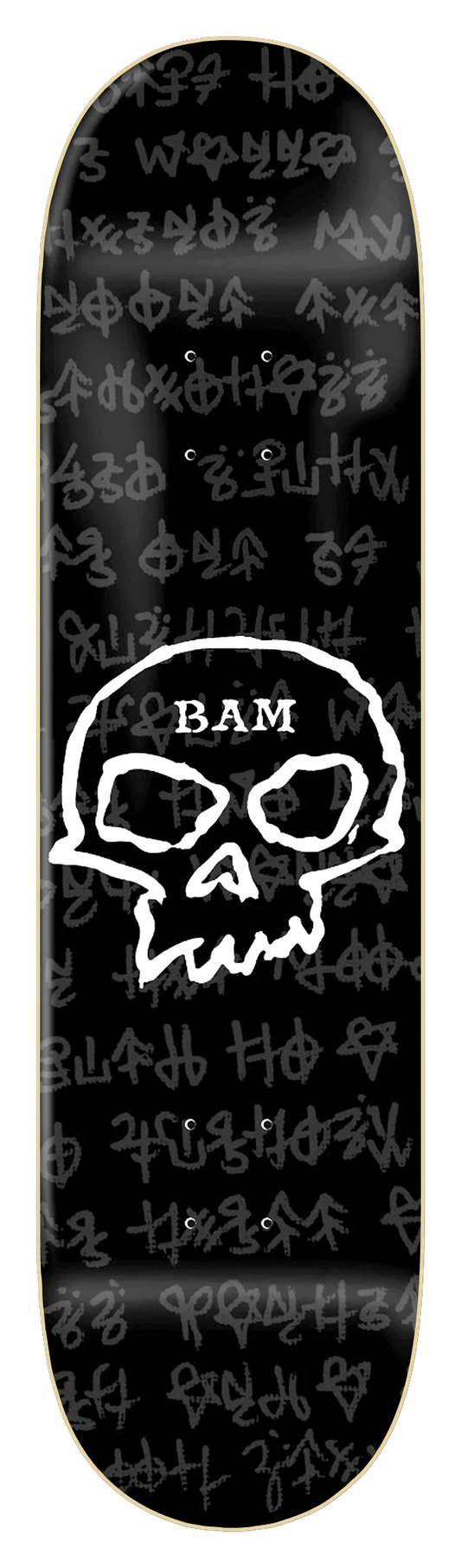 Zero Bam Strigoi Skull Skateboard Deck -  8.25″