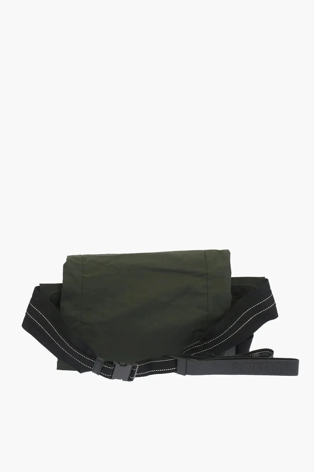 Bottega Veneta Mesh Detail Green Nylon Belt Bag