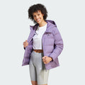 Women's adidas Helionic Hooded Down Jacket