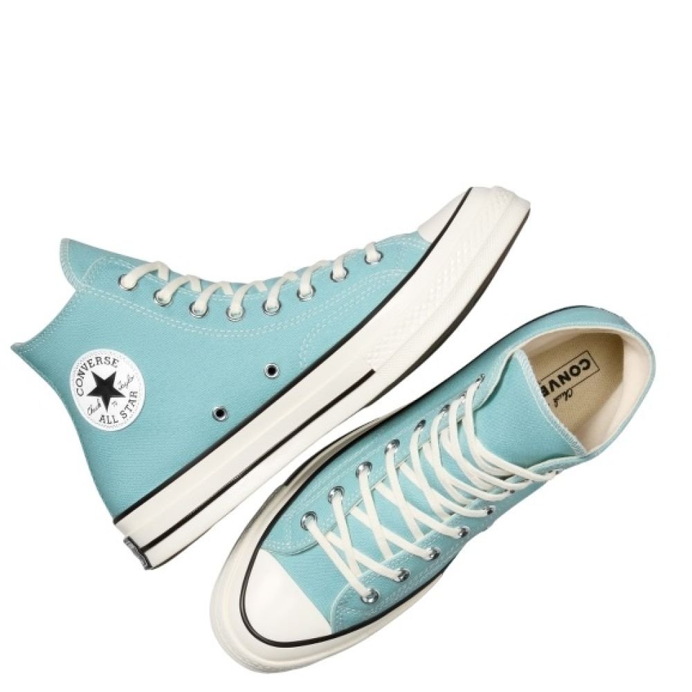 Converse Women's Chuck 70 High Top in Vernal Pool/Egret/Black