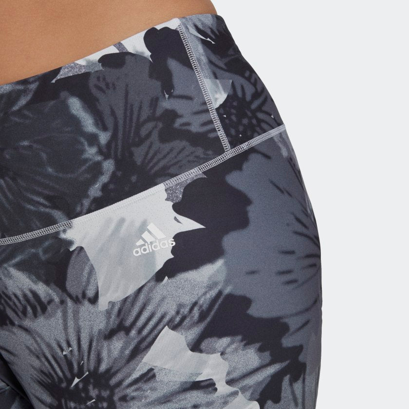 Women's adidas Training Essentials Printed High-Waisted Leggings (Plus Size)