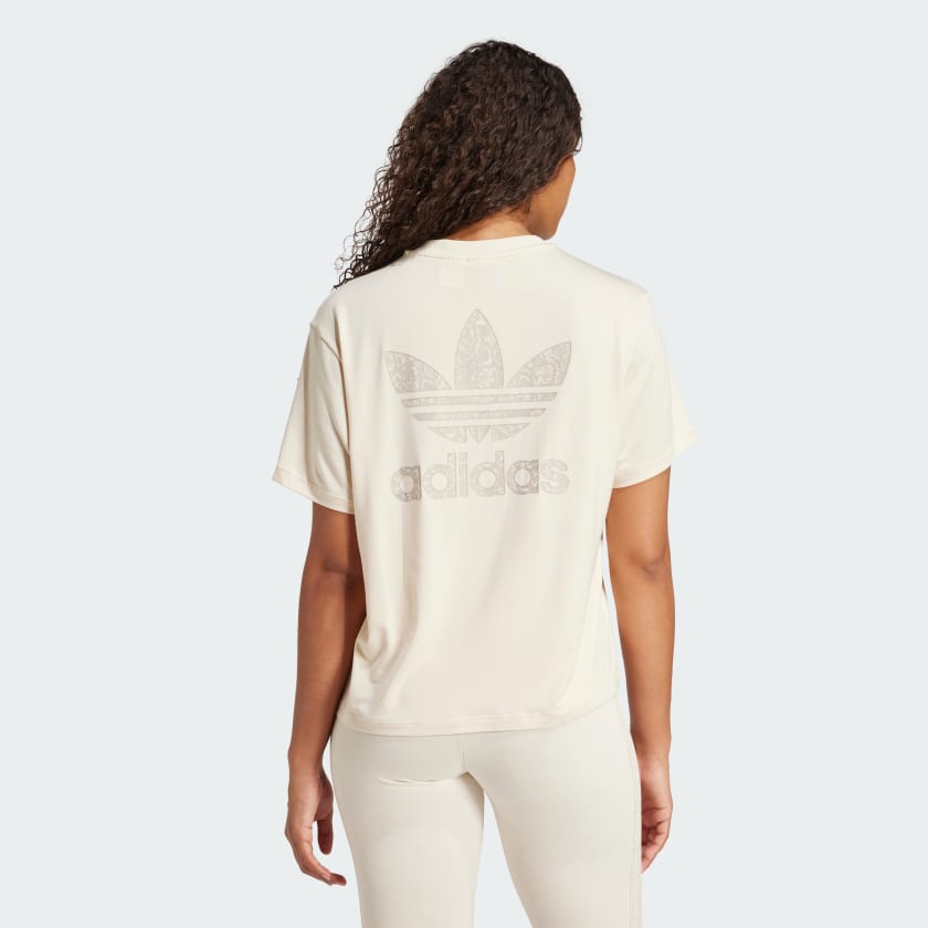 Women's adidas Snakeskin Trefoil Tee