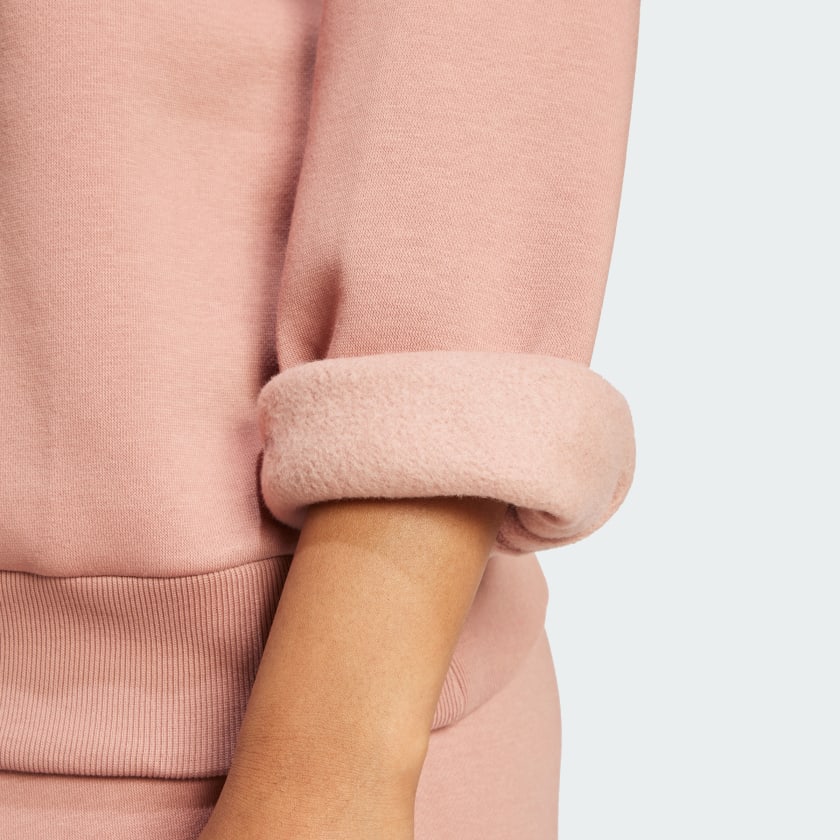 Women's adidas ALL SZN Fleece Loose Quarter-Zip Sweatshirt