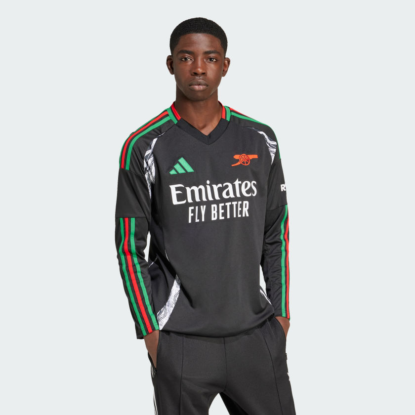 Men's adidas Arsenal 24/25 Long Sleeve Away Jersey