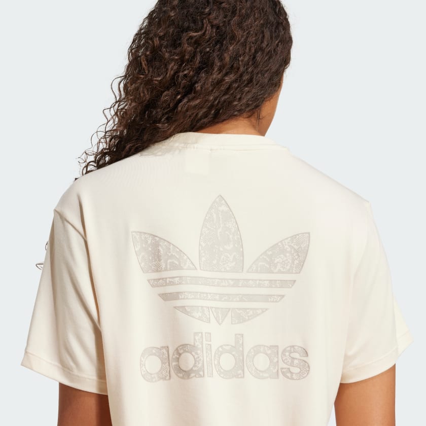 Women's adidas Snakeskin Trefoil Tee