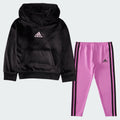 Kids' adidas Silken Fleece Pullover and Tights Set