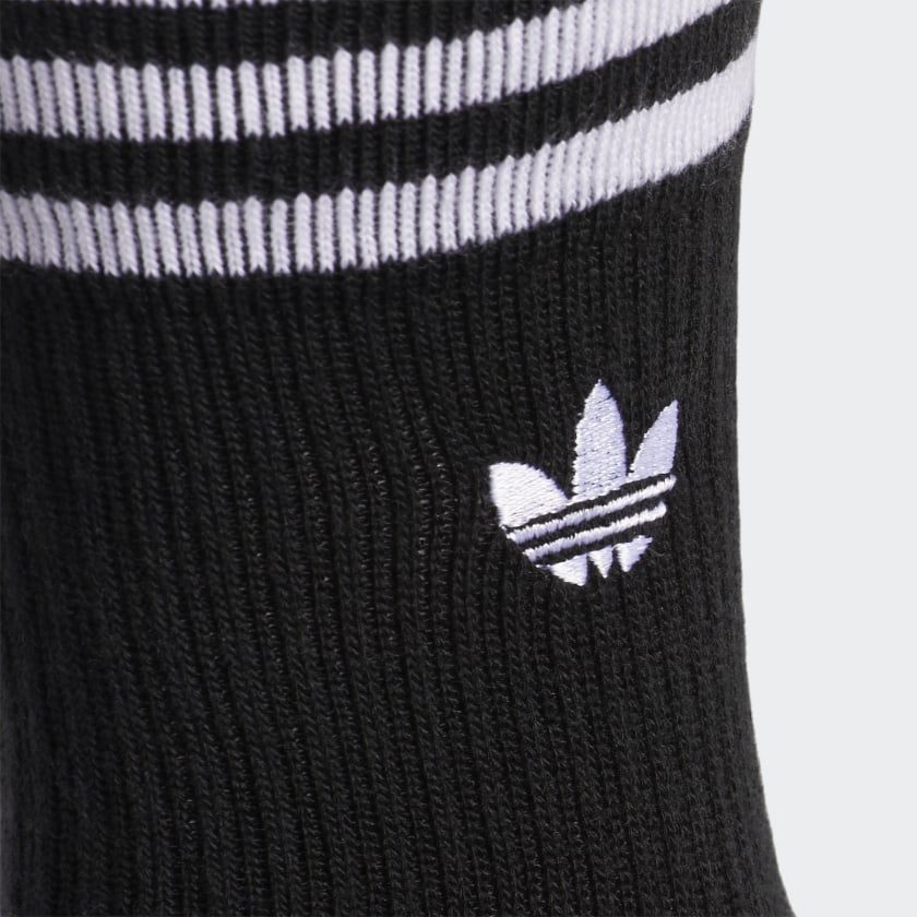 3-Stripes Welt Mid-Crew Socks