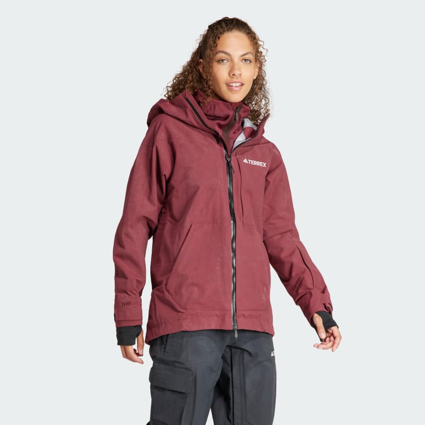 Women's adidas Terrex Techrock 3L Post-Consumer Nylon RAIN.RDY Jacket