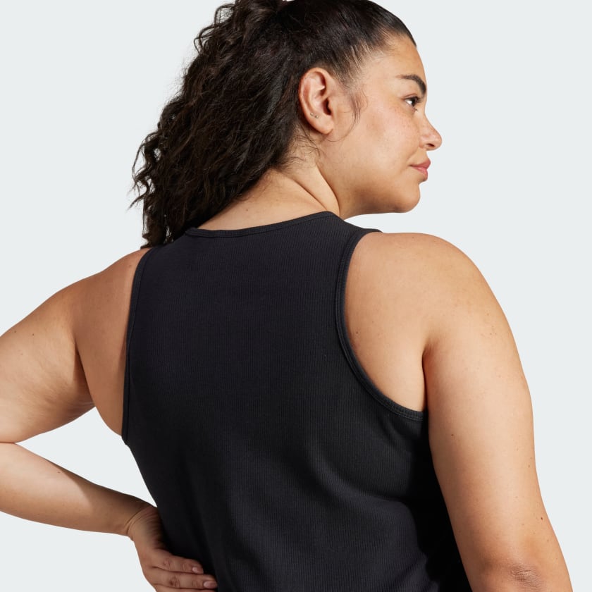 Women's adidas Essentials Rib Tank Dress (Plus Size)