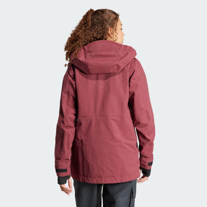 Women's adidas Terrex Techrock 3L Post-Consumer Nylon RAIN.RDY Jacket