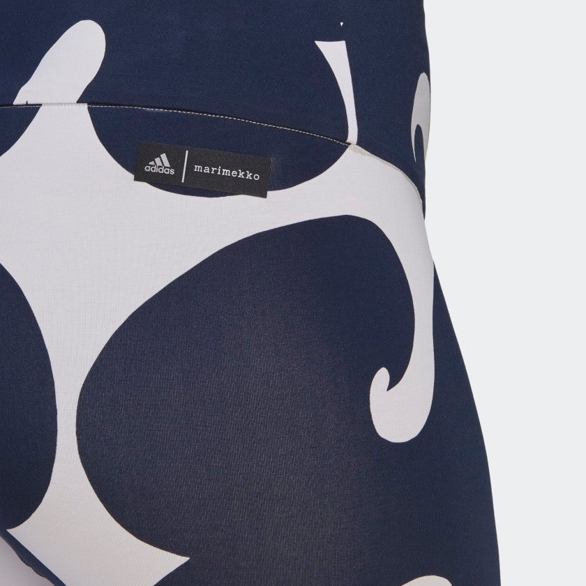 Women's adidas Marimekko Rib Knee-Length Short Tights (Plus Size)