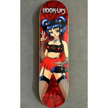 Hook Ups Skateboard Deck Raven 8.25" x 32.25"