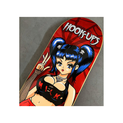 Hook Ups Skateboard Deck Raven 8.25" x 32.25"