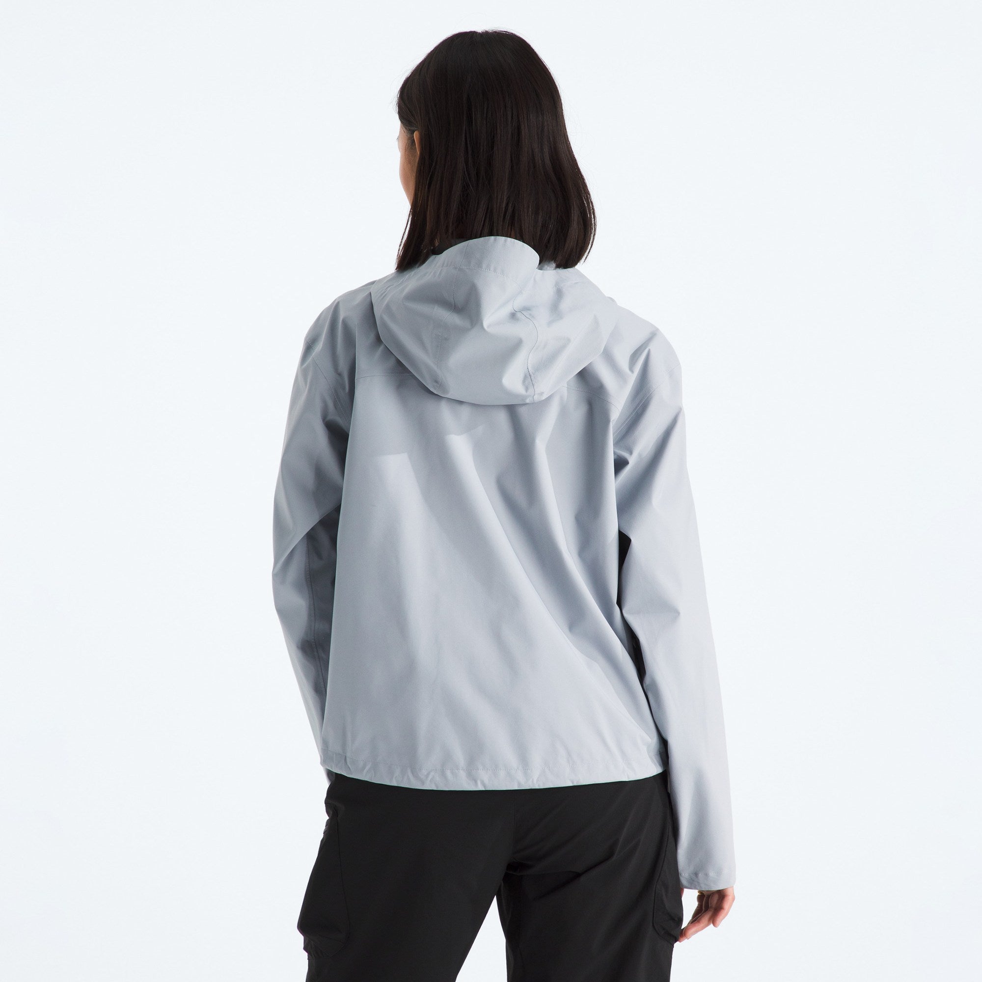 The North Face - Voyage Rain 3L Hooded Jacket - Women's - Frost Grey