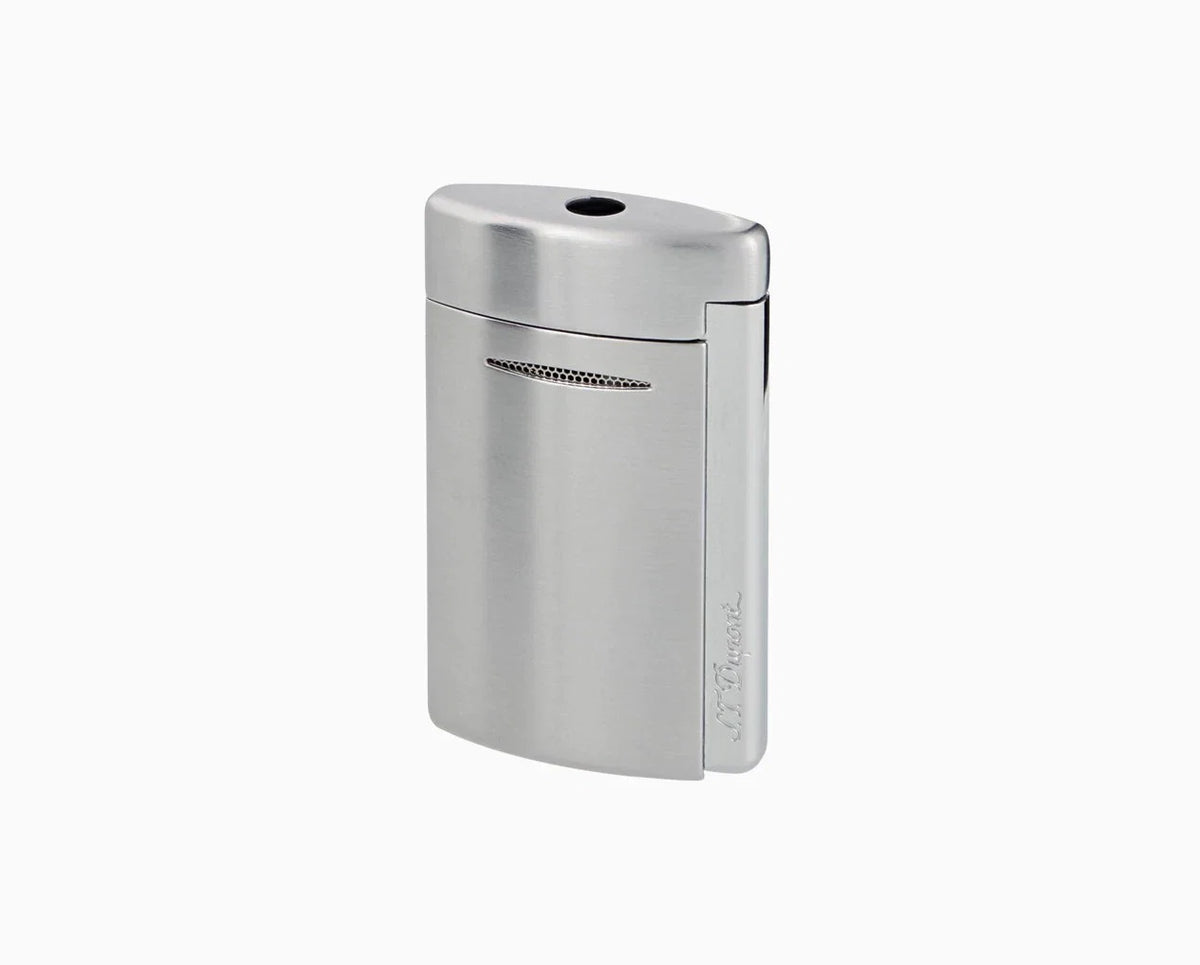 S.T. DUPONT Minijet Brushed Chrome Lighter/Briquet 010807