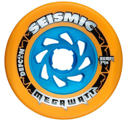Seismic Megawatt Defcon Wheels 90x58mm 74a - Mango (Set of 4)