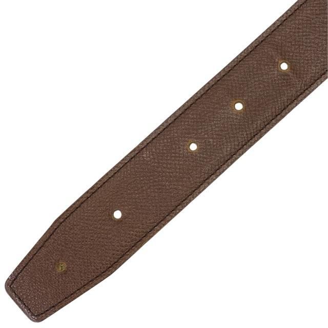 Hermes Constance Belt Accessories Small Leather Brown Green Marked