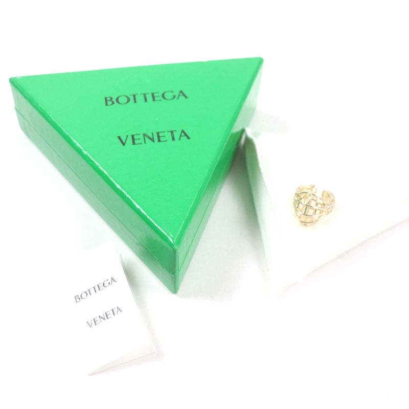 Bottega Veneta 3 D Wire Ring AG 925 Gold 13