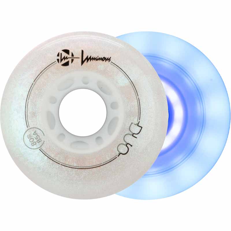 Luminous LED Duo 80mm/85A Wheels (Pack of 4)