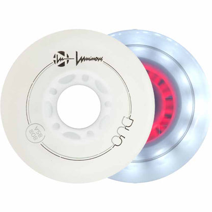 Luminous LED Duo 76mm/85A Wheels (Pack of 4)