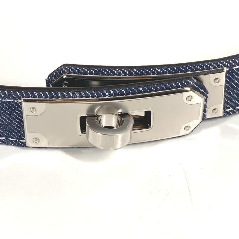 Hermes Belt Jean 18Kelly Denim Blue